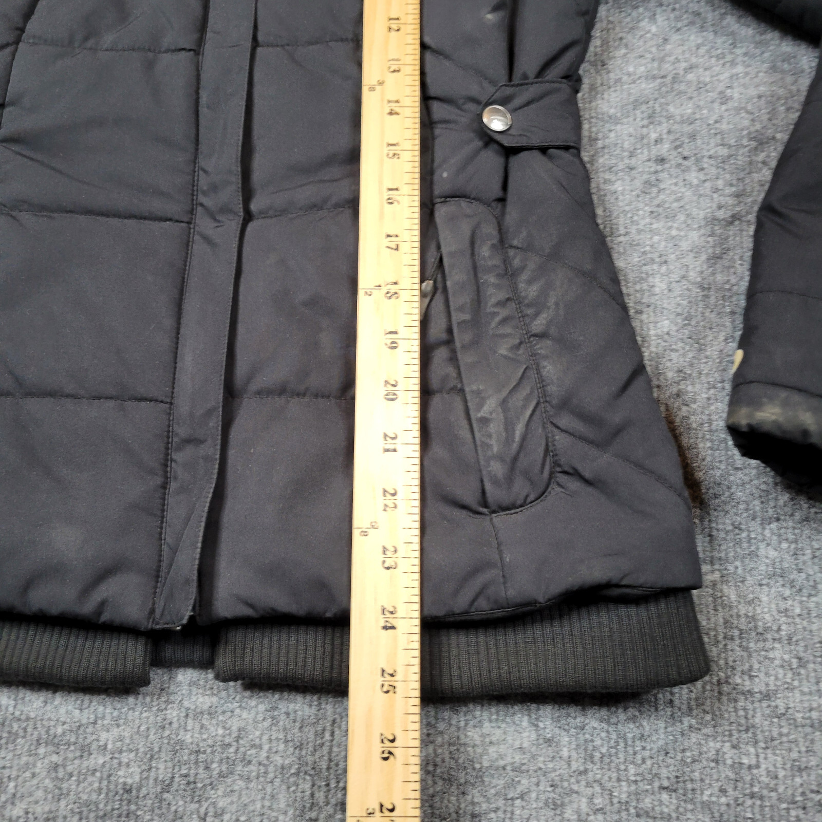 Oakley Jacket Womens Small Black Zip Winter Coat Insulated Pockets Outdoor READ*