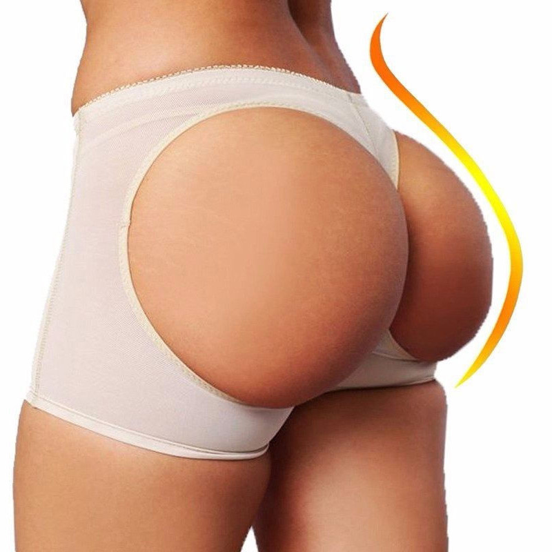 BOOTY BRA INVISIBLE LIFT BUTT LIFTER SHAPER PANTY TUMMY CONTROL BOYSHORTS SHORTS