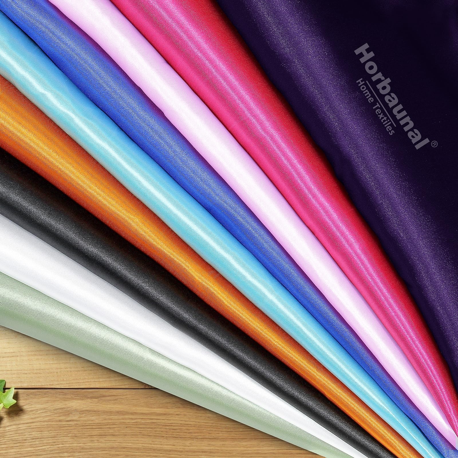 Horbaunal Dark Purple 60″ Wide Charmeuse Satin Fabric By The Yard