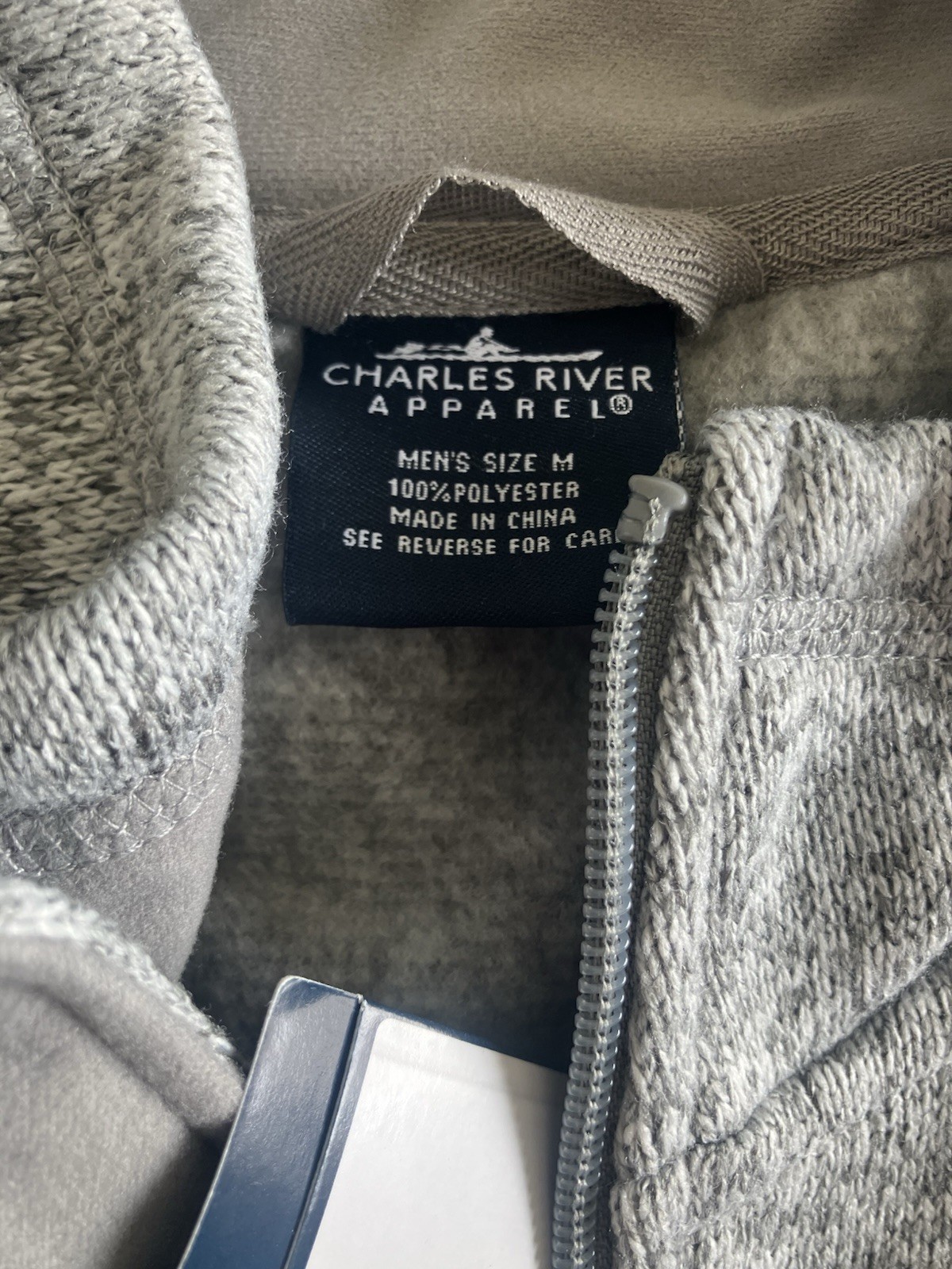 NWT Goldman Sachs *RARE* Heather Grey Charles River Fleece Vest Men’s M