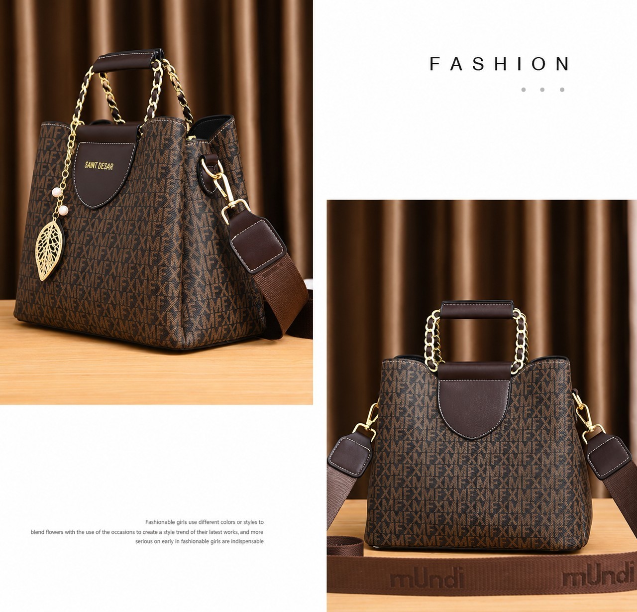 Women’s Luxury Satchel Handbag with Adjustable Shoulder & Crossbody Strap