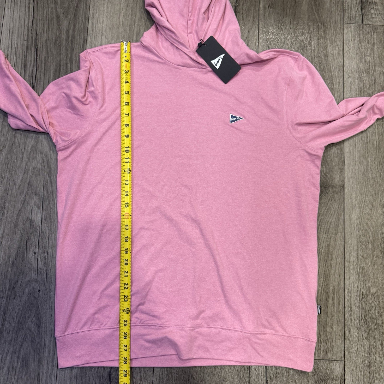 NWT Breezy Golf The Gimme Hoodie Petal Pink Men’s Sz L NEW