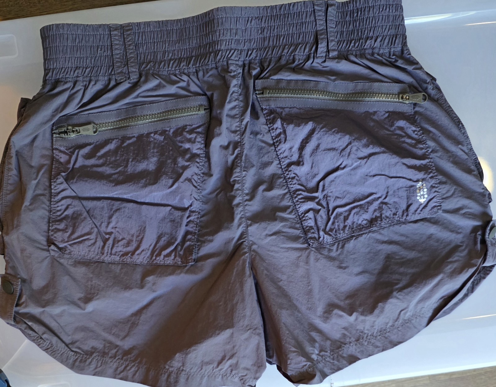 Free People Movement Blue Activewear Shorts With Pockets 5″ Inseam