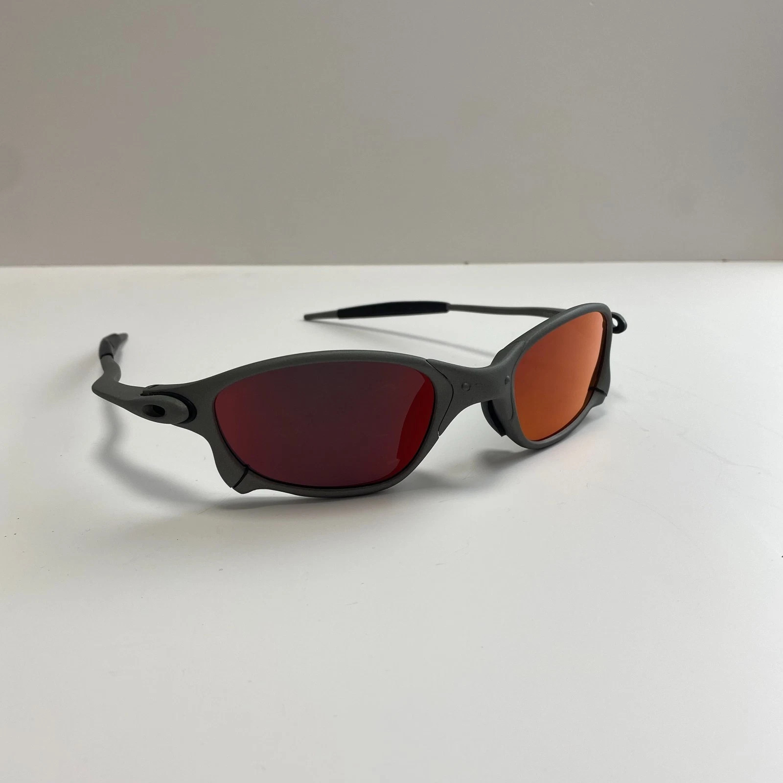 Vintage Oakley Penny & Juliet X-Metal Sunglasses Gray/Ruby