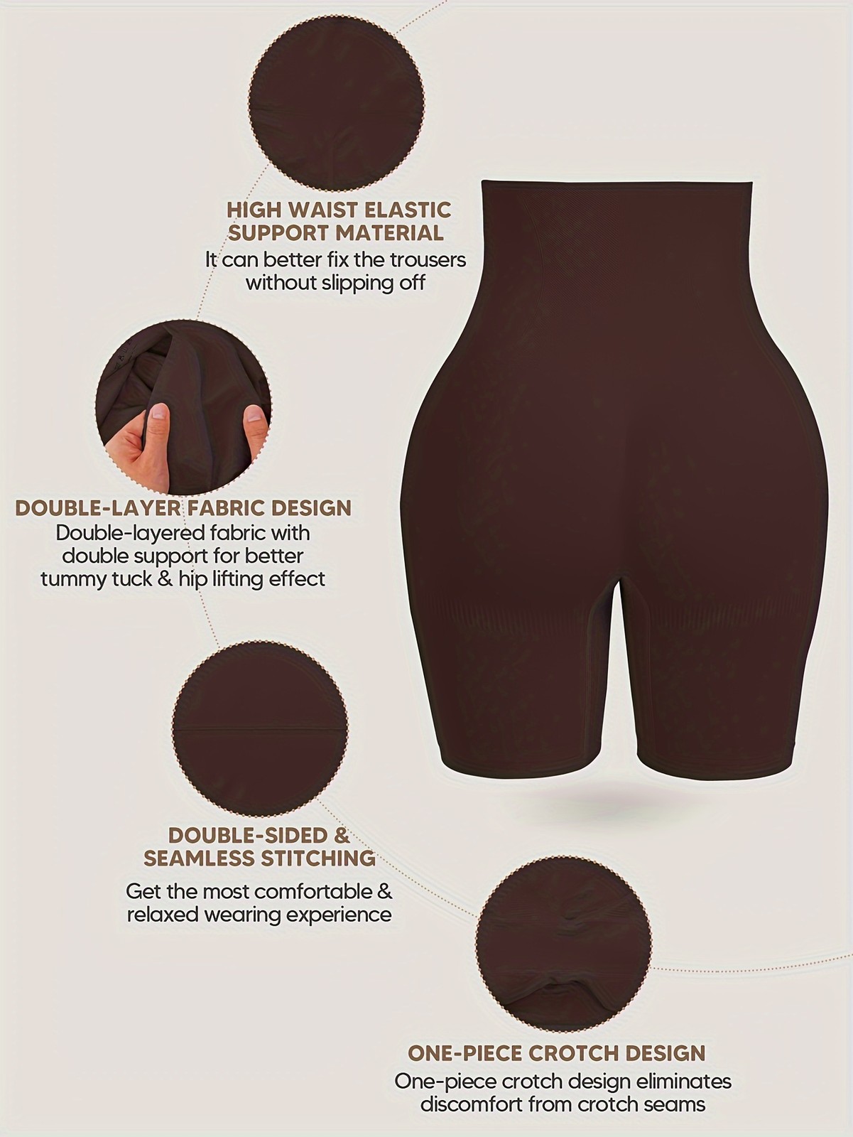 Women Tummy Control Shapewear High Waisted Body Shaper Shorts Slimming Panties