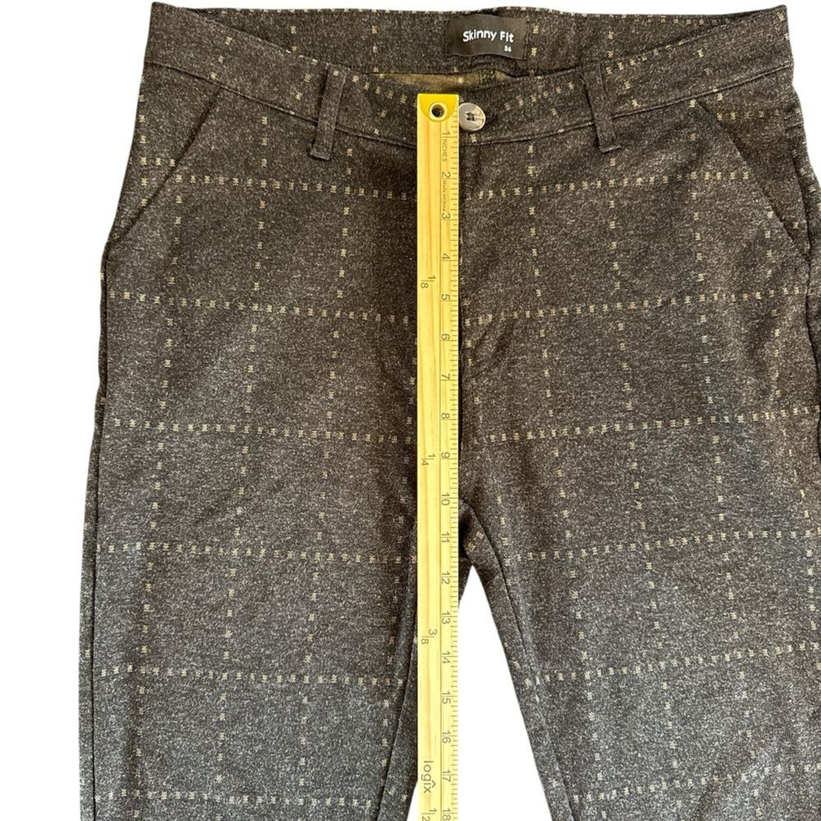 Women’s Black Checkered Pants