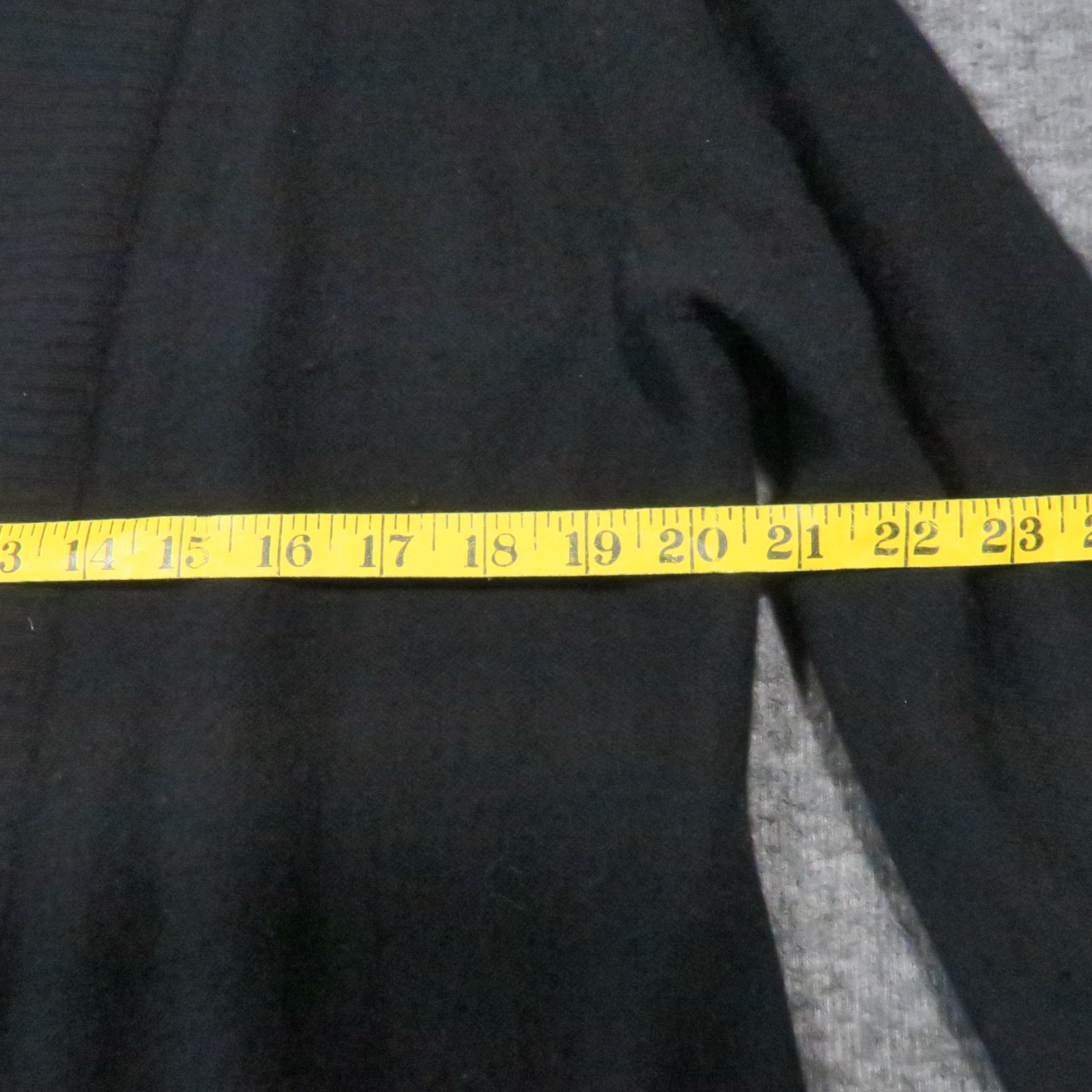 Charter Club Luxury Cashmere Cardigan L Black Open Front Long Minimalist Office
