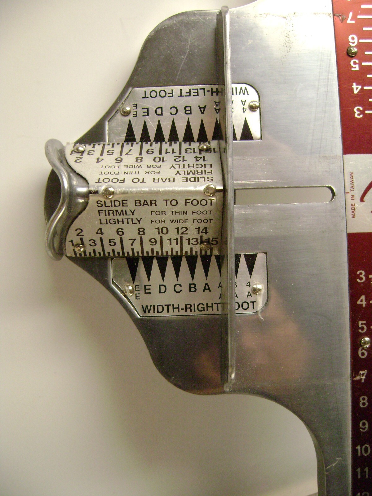 RALYN & PREMIER FOOT MEASURING DEVICE WOMENS FOOT SHOE SIZER SET 2