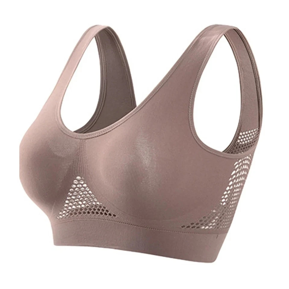 Beautiful Back Sports Bra Shockproof Running Fitness Anti-sagging Upper Yoga Bra