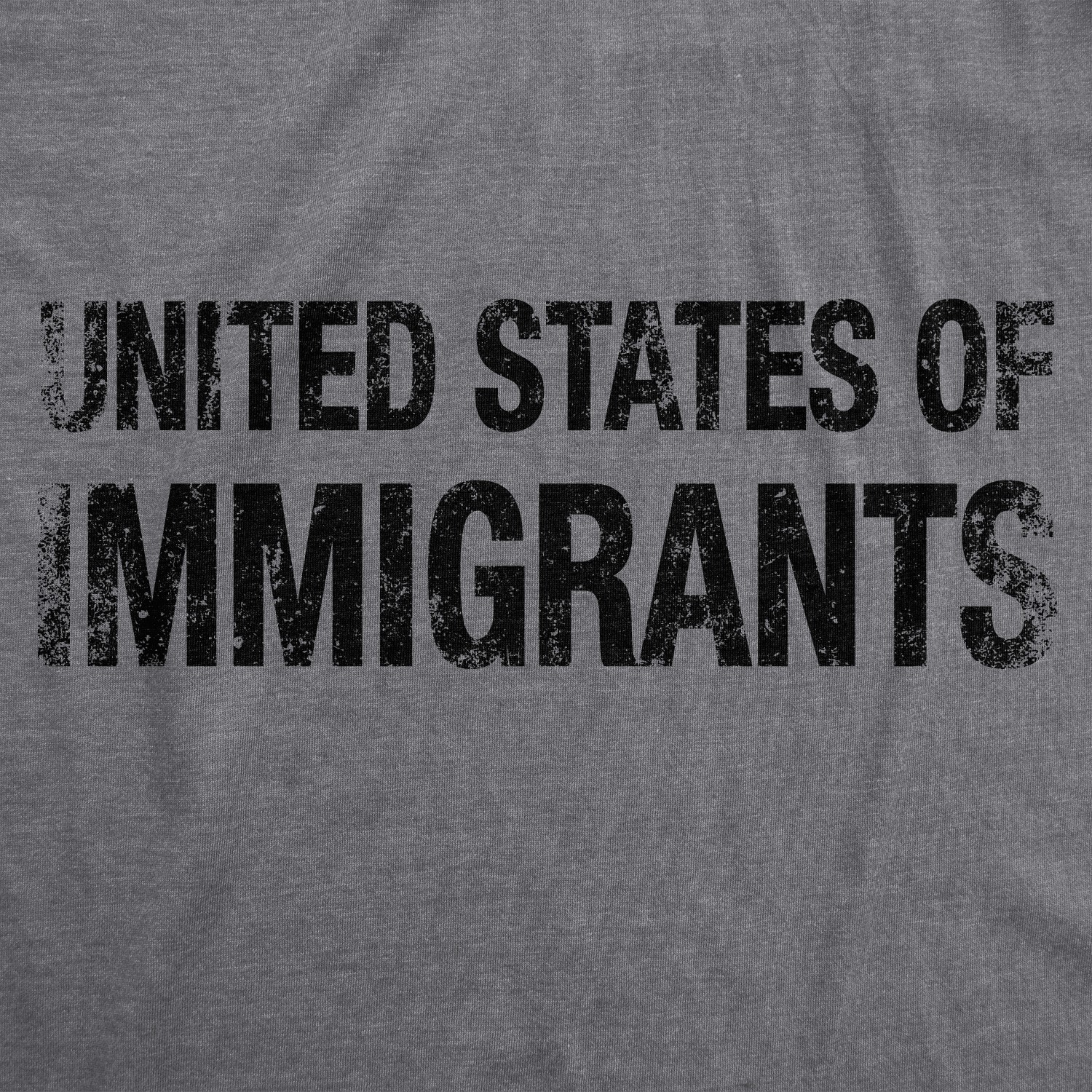 Mens United States of Immigrants Tshirt Funny Citizen Activist American Tee