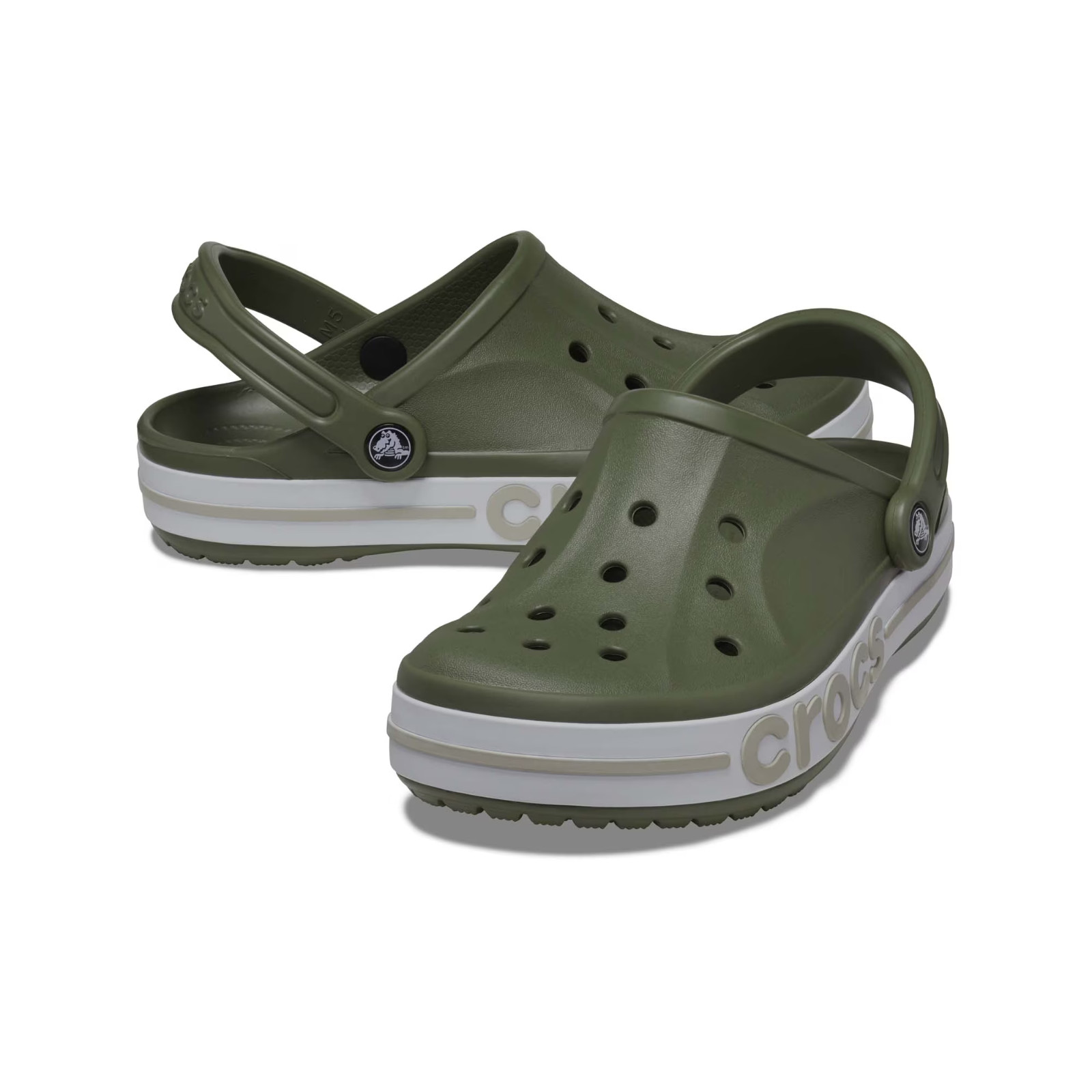 Best seller! Authentic Crocs Unisex Bayaband Clog Ultra Light Army Green