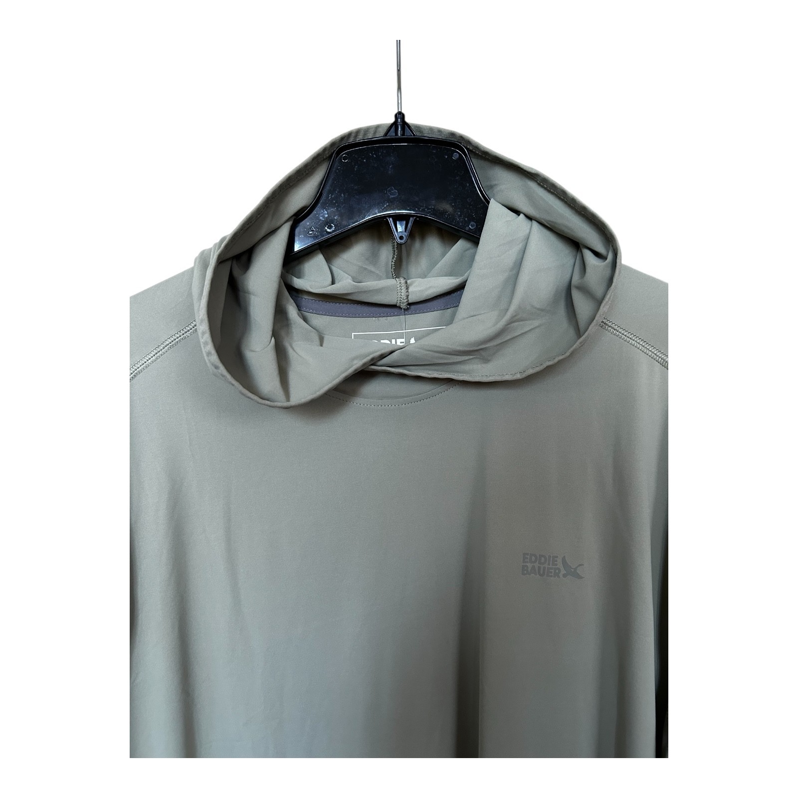 Eddie Bauer Men’s Performance Solarfoil Hoodie UPF 50+ Green Size XL