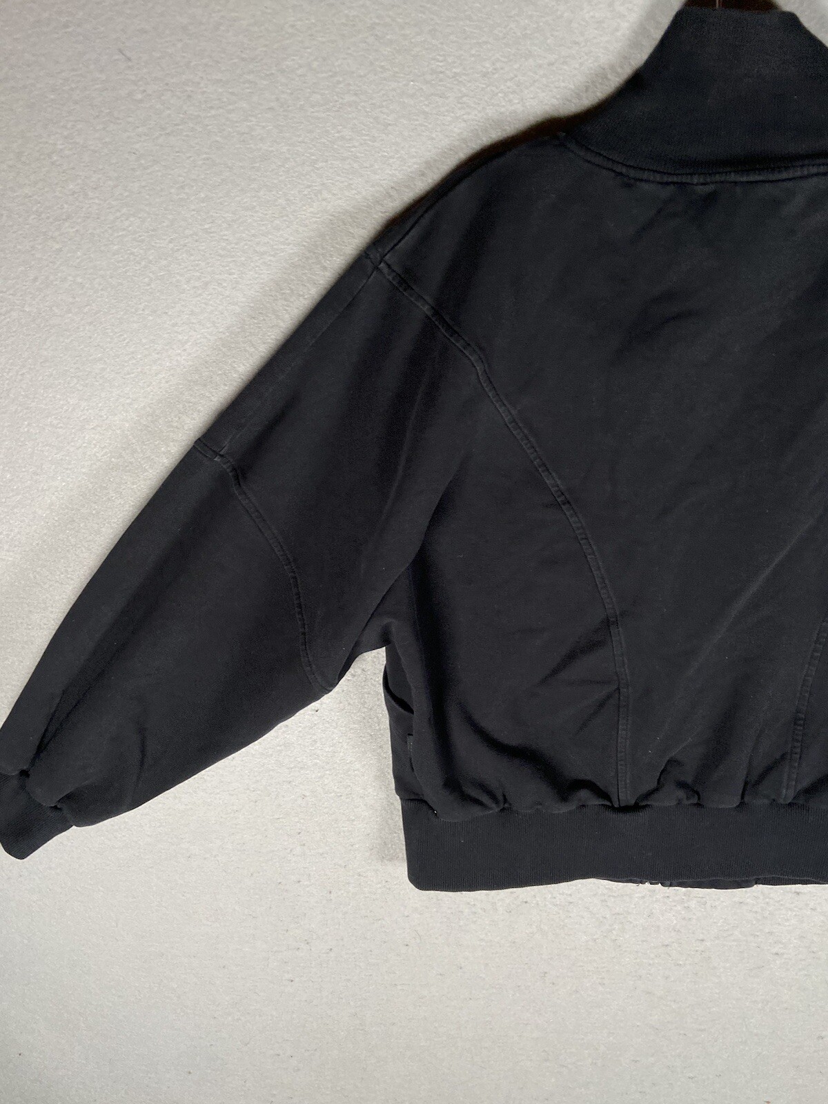 Varley Black Cortland Jacket Classic Sweat Athleisure Athletic Size M Womens