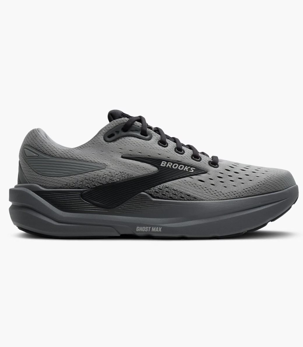 [BIG SALE] Brooks Ghost Max 3 Men’s Running Shoes Primer Grey Ebony Wide 2E