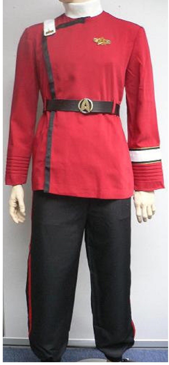 TWOK II-VI Star Trek Wrath of Khan Uniform Costume Star fleet halloween outfit