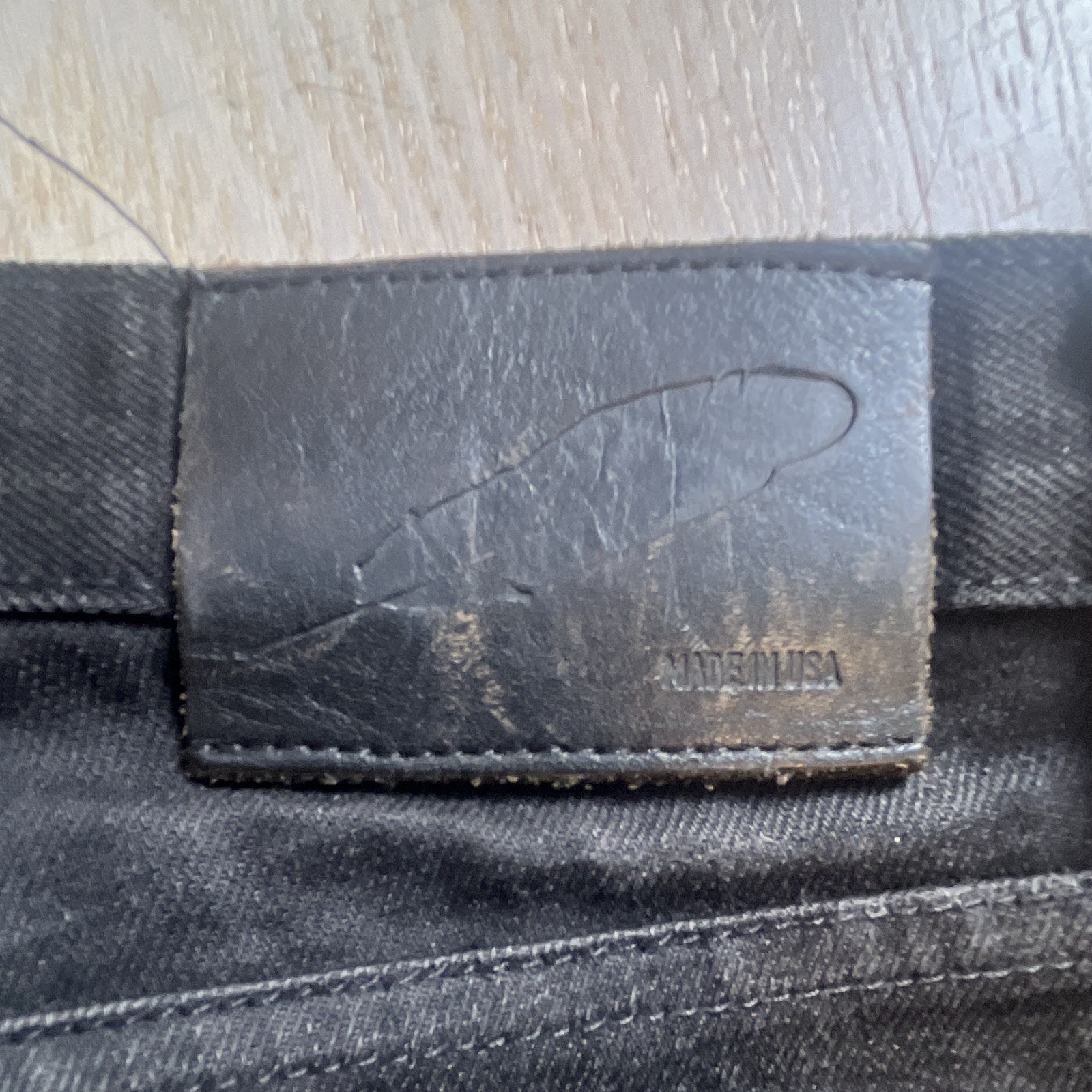 Rogue Territory SK Men’s Black Dark Wash Denim Skinny selvedge Jeans 31