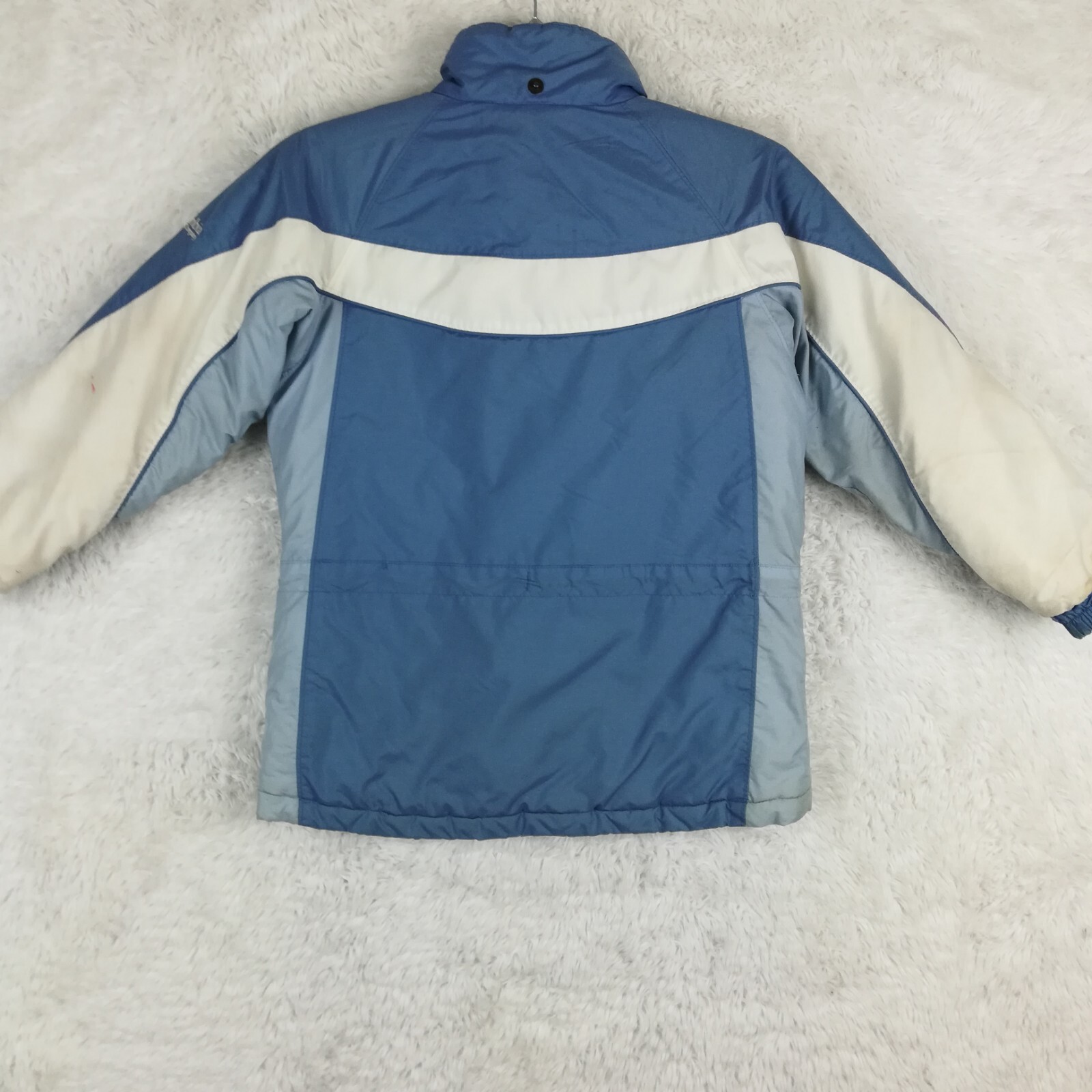 Columbia Girls Jacket Insulated Blue Full Zip Pockets Youth 7/8