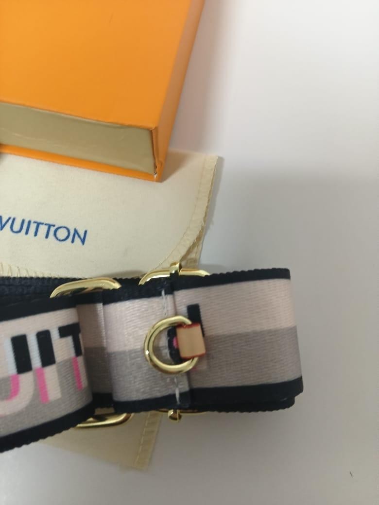 Louis Vuitton Speedy Bandouliere Adjustable Shoulder Strap Jacquard W/Bag & Box