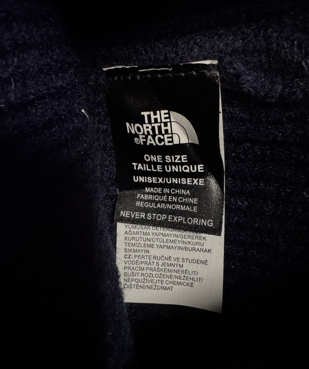 The North FACE Unisex-Adult TNF Logo Box Cuffed Beanie, One Size, Brand New