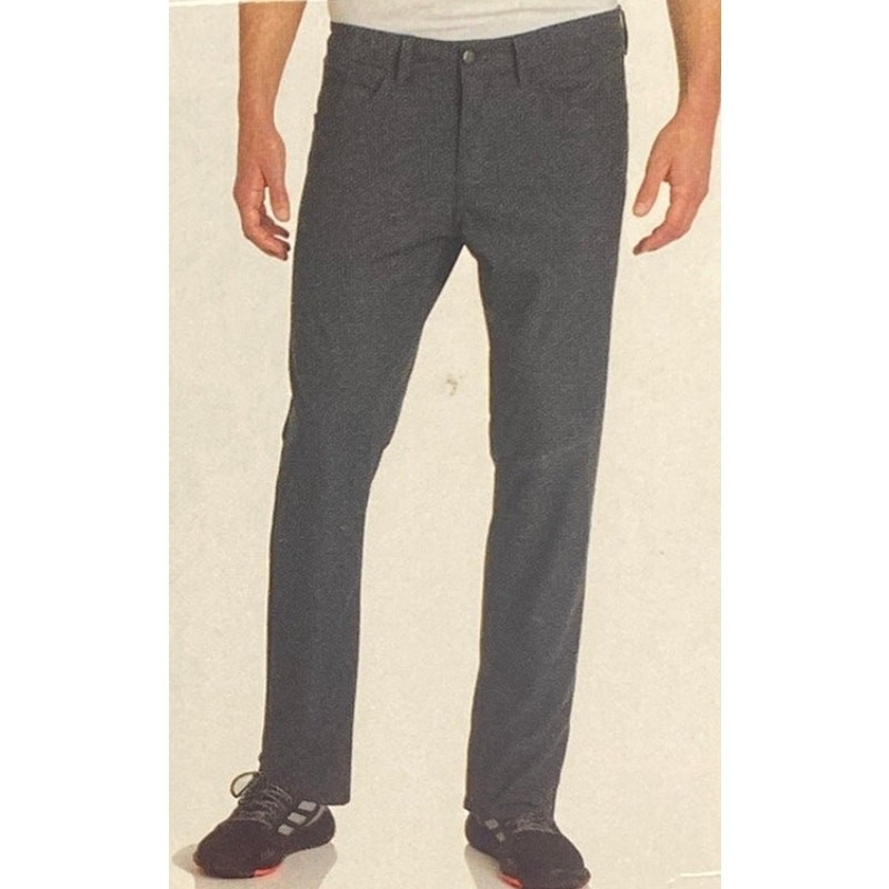 ZEROXPOSUR Men’s Gray All Day Comfort 4 Way Stretch Commuter Pants 36X30