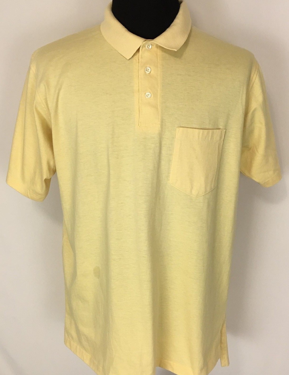 ROUNDTREE & YORKE MEN’S Sz XL QUALITY OUTDOOR WEAR CASUAL POLO SHIRT MADE IN USA