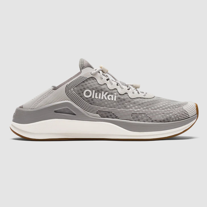 NEW SEAL OluKai Ahi Men’s Marine Water Shoes Ash Sterling Quick Dry Fishing Shoe