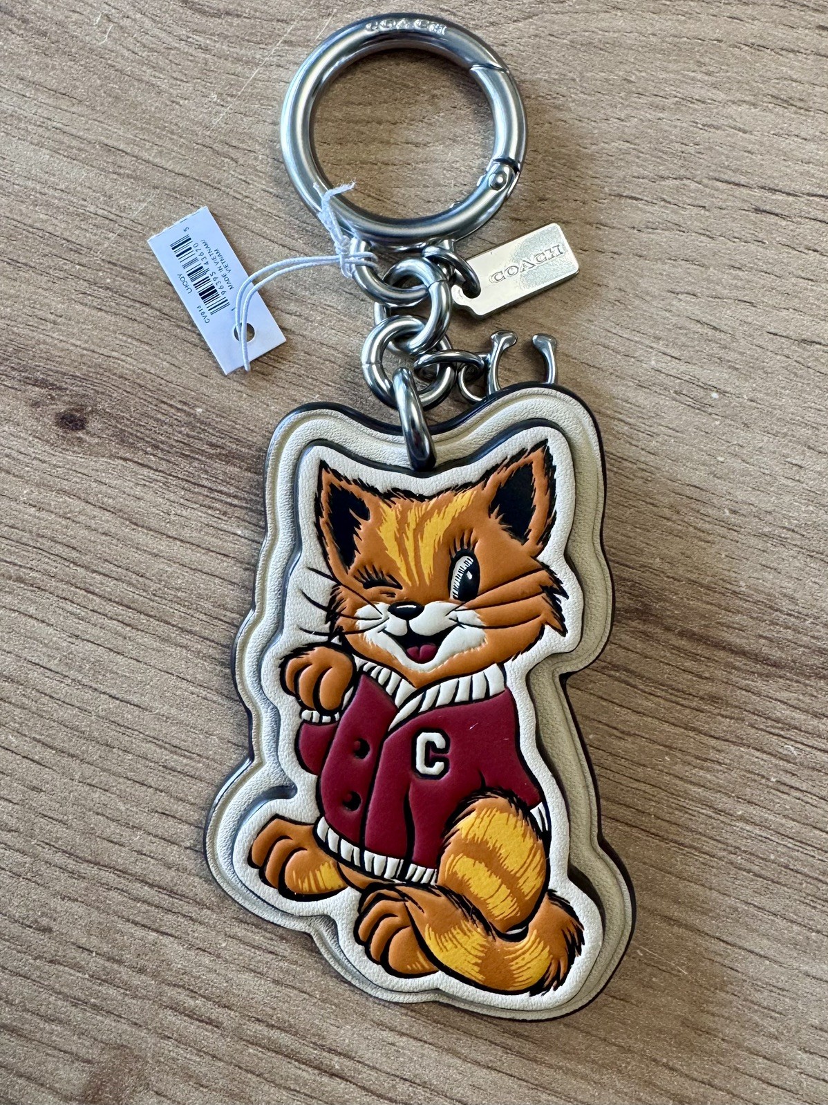 Coach Japan Exclusive Official Cat Charm Leather Tokyo Harajuku CoachPlay