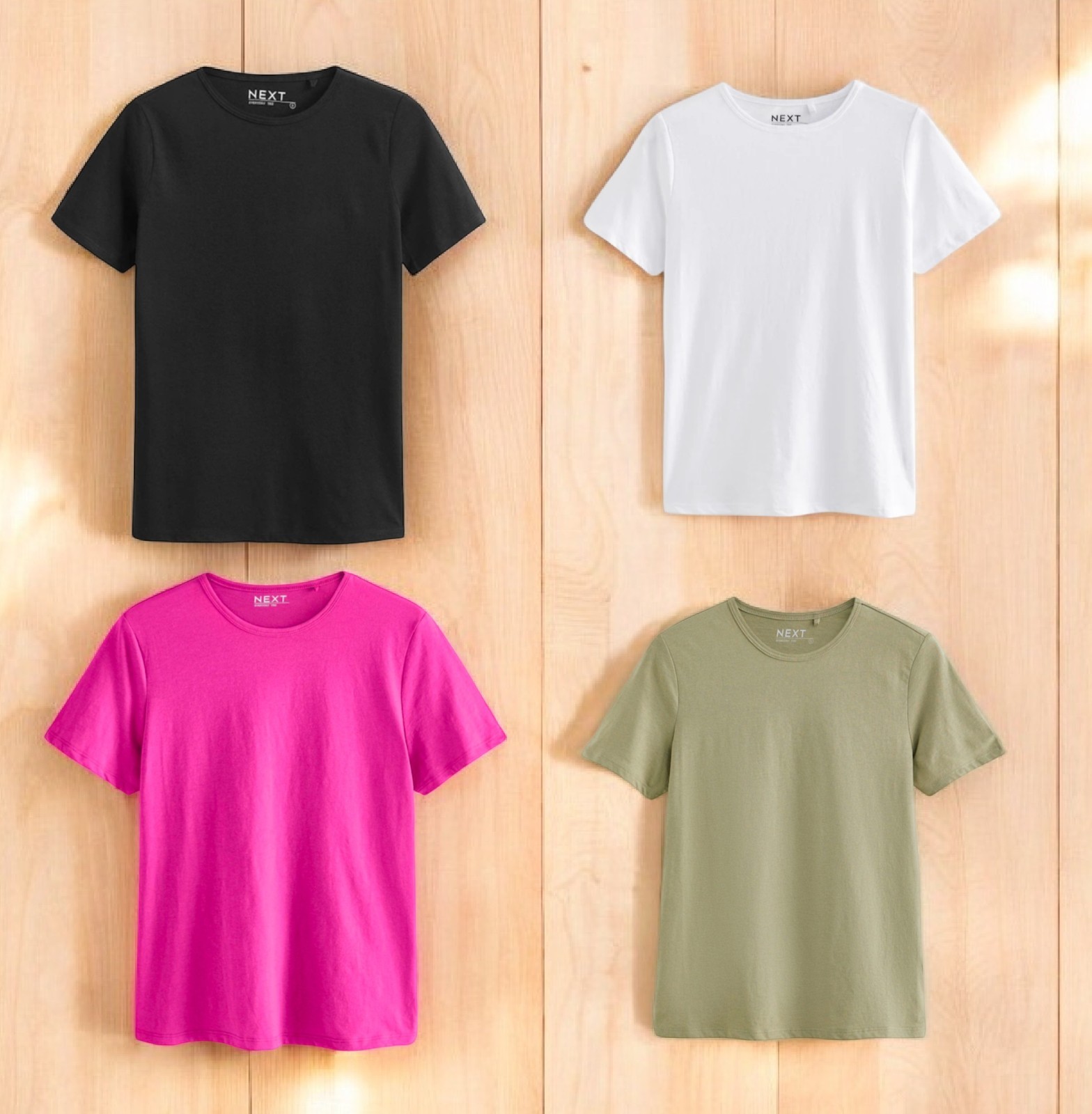 Next Everyday crew neck short sleeve T-Shirt – Various colours size 6 to 22