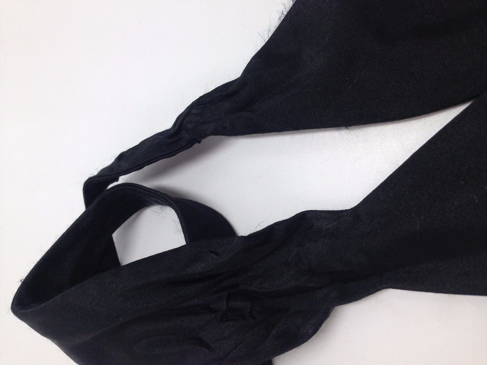 $110 Countess Mara Mens Black Solid Casual Bow Tie Classic Adjustable Bowtie