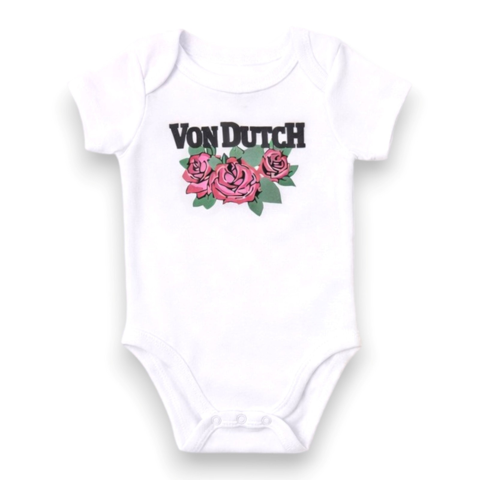 Von Dutch Baby Girls’ 3-Piece Bodysuit & Bloomer with Sandals Size 3M 6M 9M