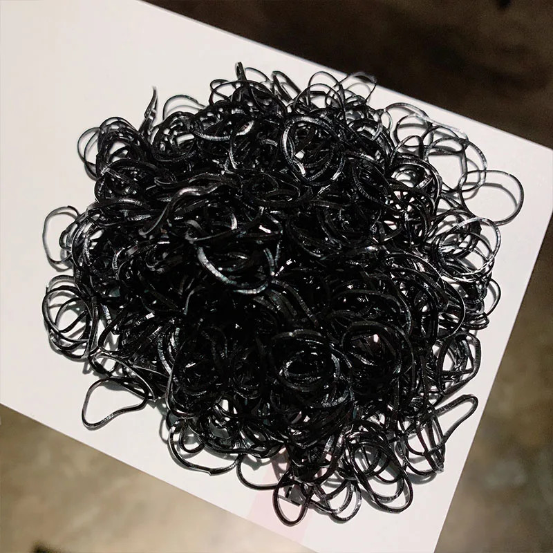 1000 Random Pack Girls Colorful Small Rubber Bands Gum Ponytail Hold New