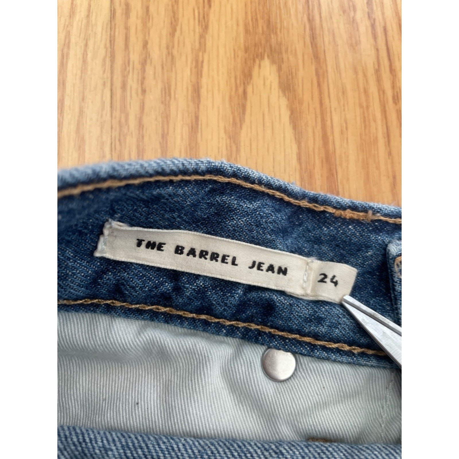 Twin Doves Denim by Emerson Fry The Barrel Jean in Dark Nova size 24