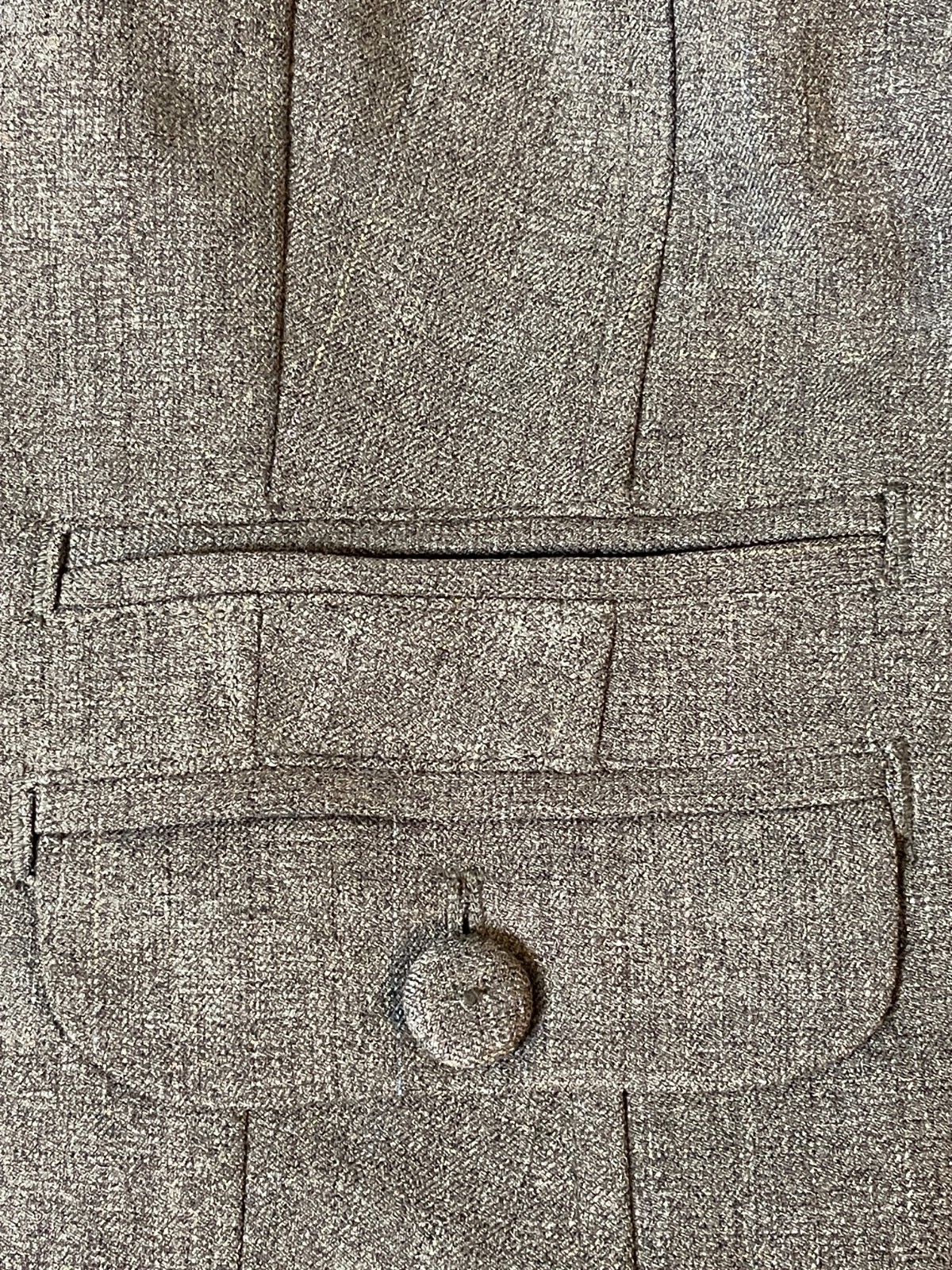 Sigrid Olsen Jacket Skirt Suit Womens 12 Brown Single Breasted Capsule Wardrobe