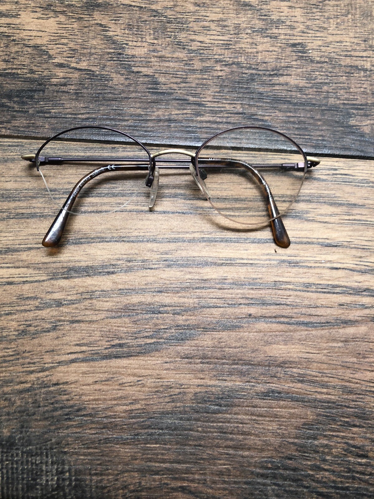Silhouette M 6315 V 6054, 48-19-135 Frames Only black round eyeglasses G200