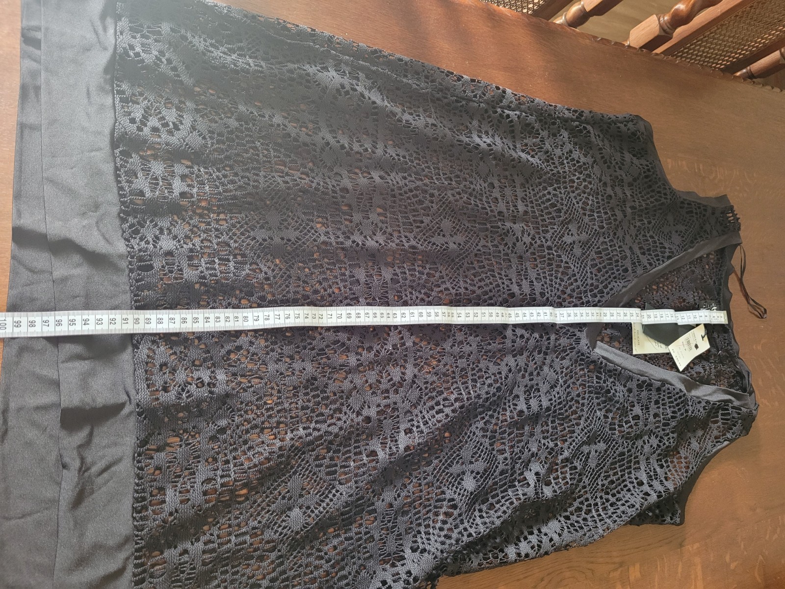 TS Taking Shape NWT Black Mesh Lace Sleeveless Tunic Dress Plus Size M (20)