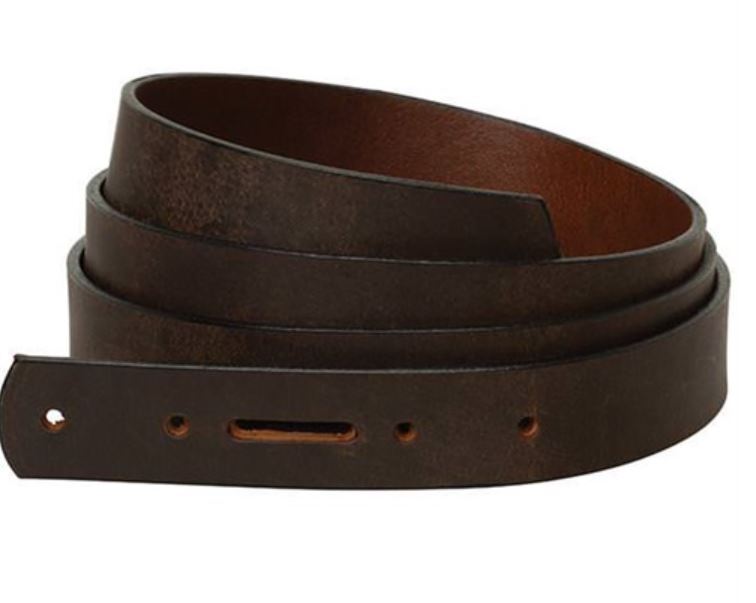MEN’S GENUINE BUFFALO LEATHER BELT HEAVY DUTY WORK DRESS 1 1/4 _AMISH MADE_1.25″
