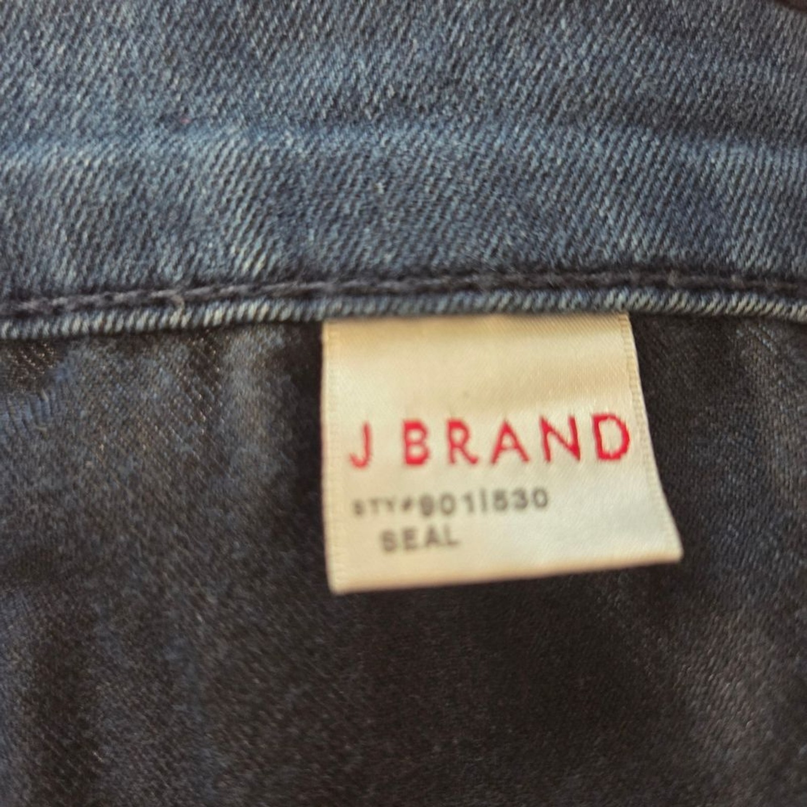 J Brand Dark Blue Skinny Jeans Size 24 Designer Denim Premium Quality Goth