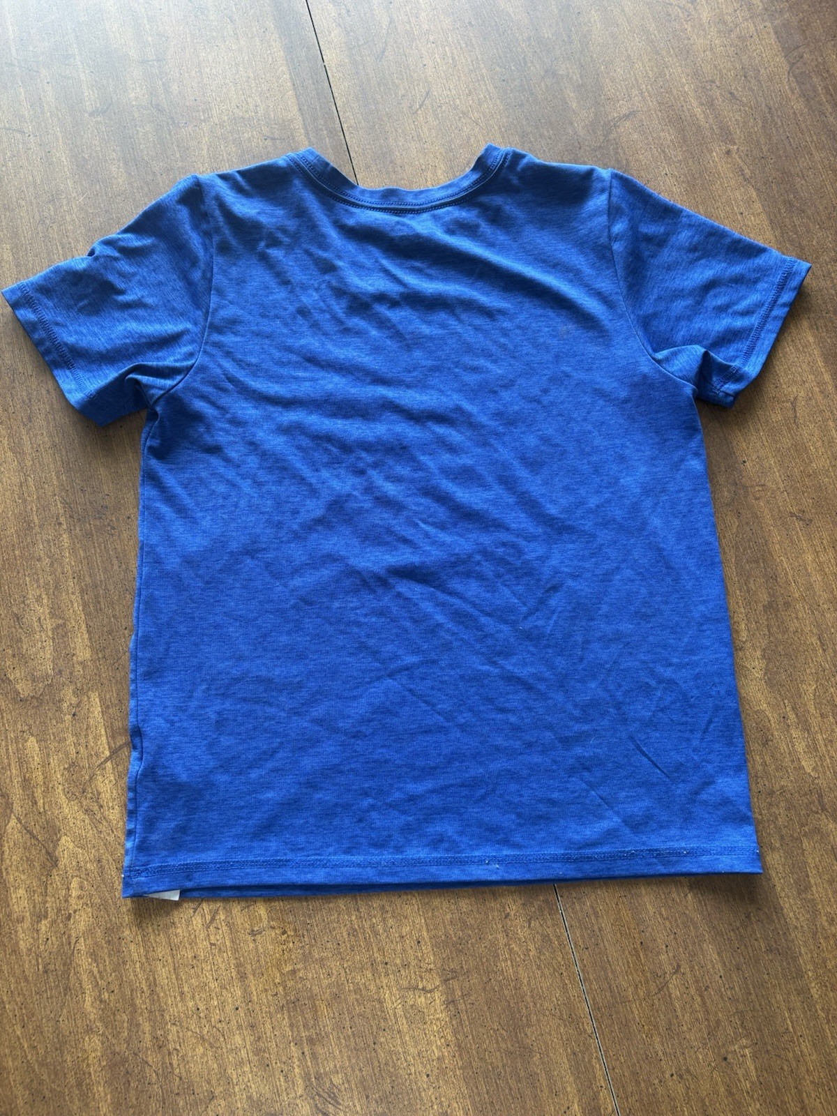 Adidas Aeroready Boys Youth Graphic Training Shirt Royal Sz S