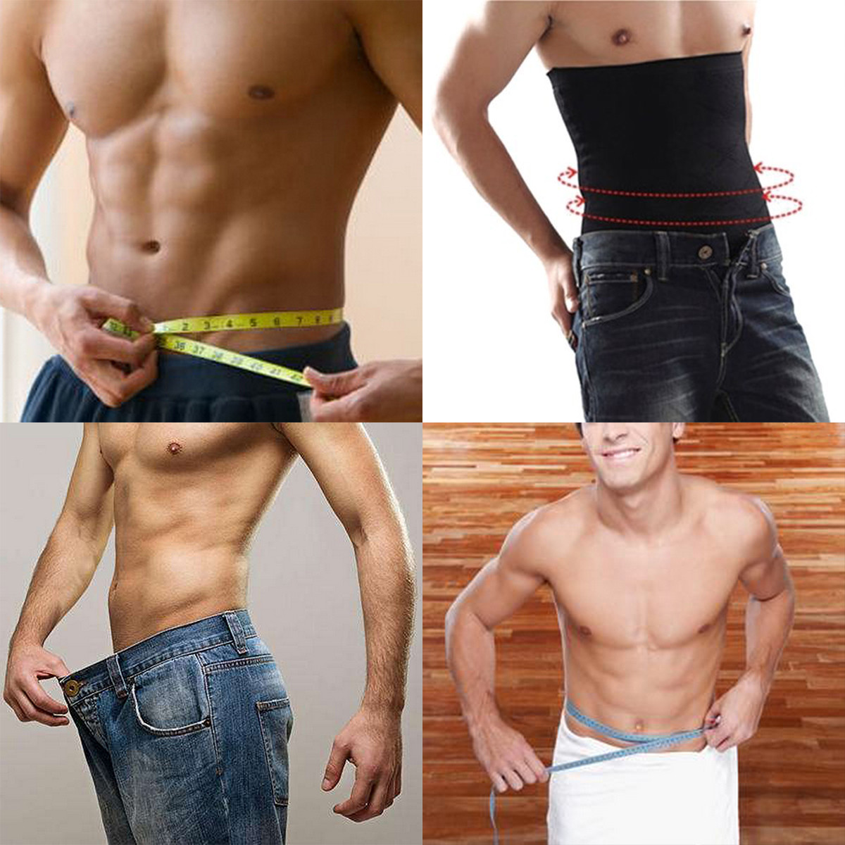 Men’s Waist Trimmer Belt Comfortable Abdomen Supports Tummy Control Body Shaper