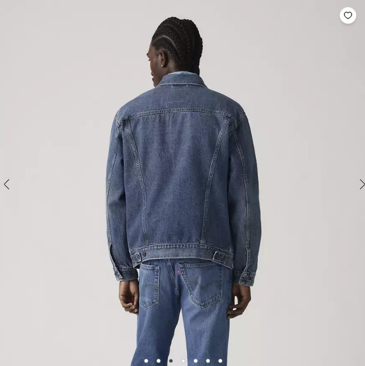 Levi’s Relaxed Fit Thermodapt Trucker Jacket – Friend Of Mine – Medium Wash NEW