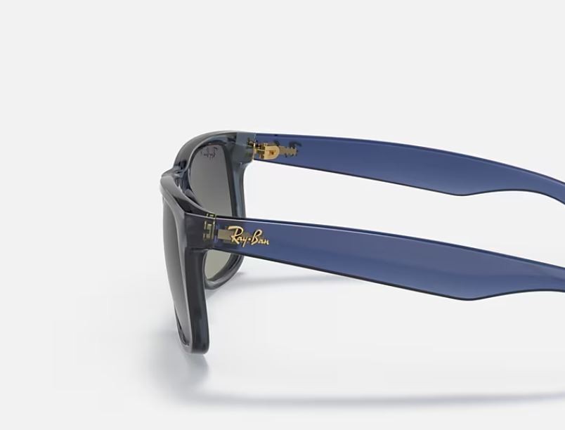 Ray-Ban Justin Classic Transparent Blue/Grey Gradient Polarized 54 mm RB4165