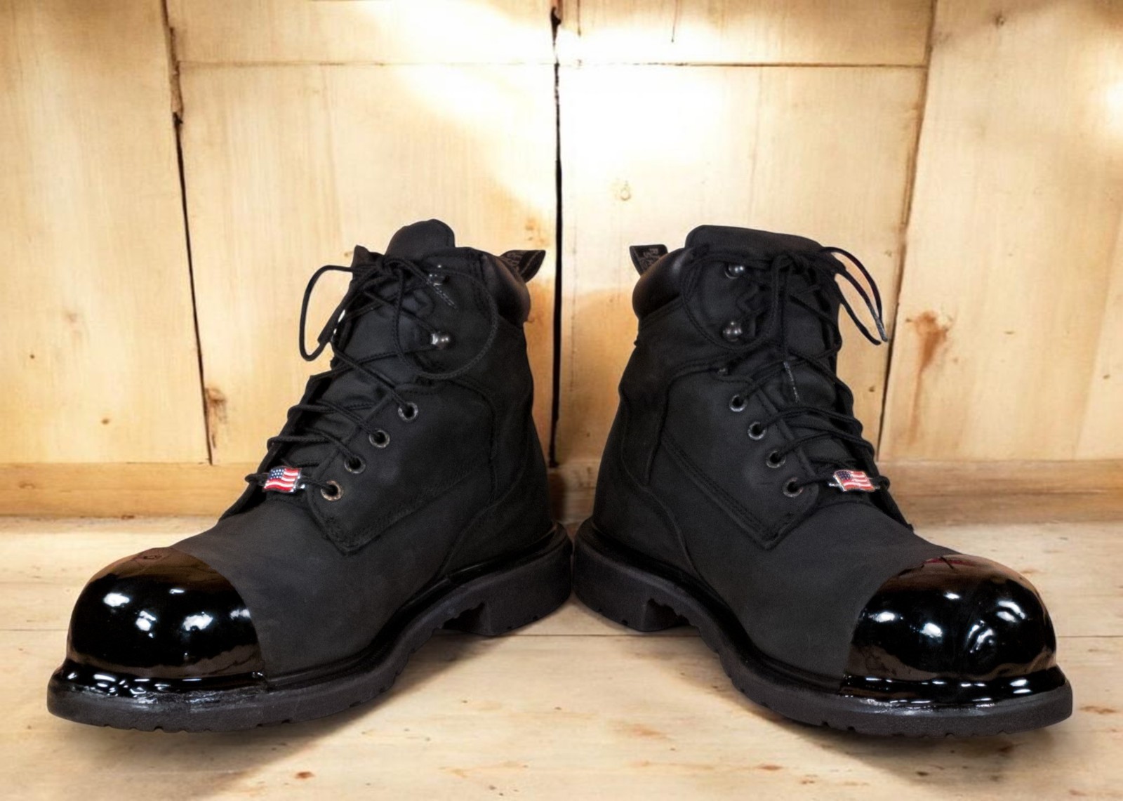 Red Wing 4217 Waterproof Boots with Tuff Toe Size 9 Wide (Steel Toe) (USA)