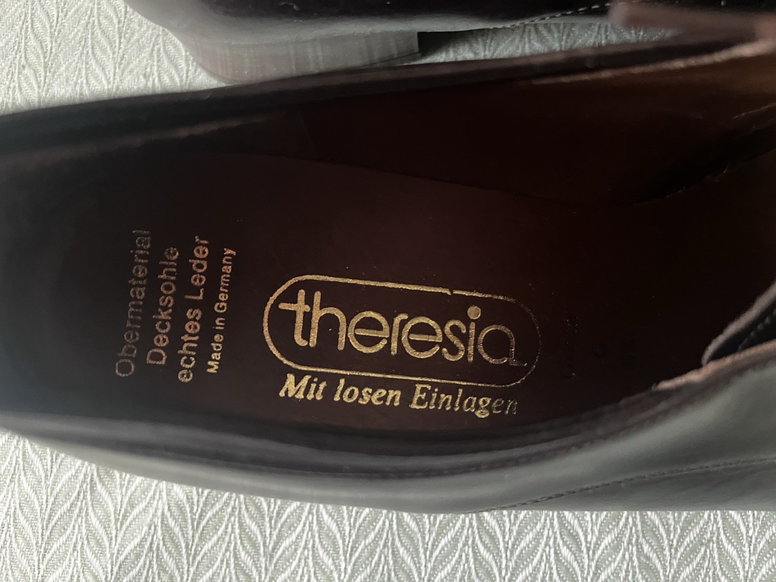 New Leather Dark Brown Made in Germany Theresia Women Shoes Sz 6.5