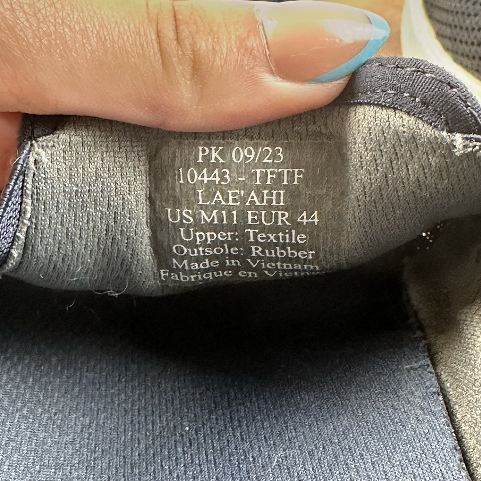 Mens Olukai Lae’Ahi Blue Mesh Casual Slip On Low Sneakers Shoes Size 11 M GUC