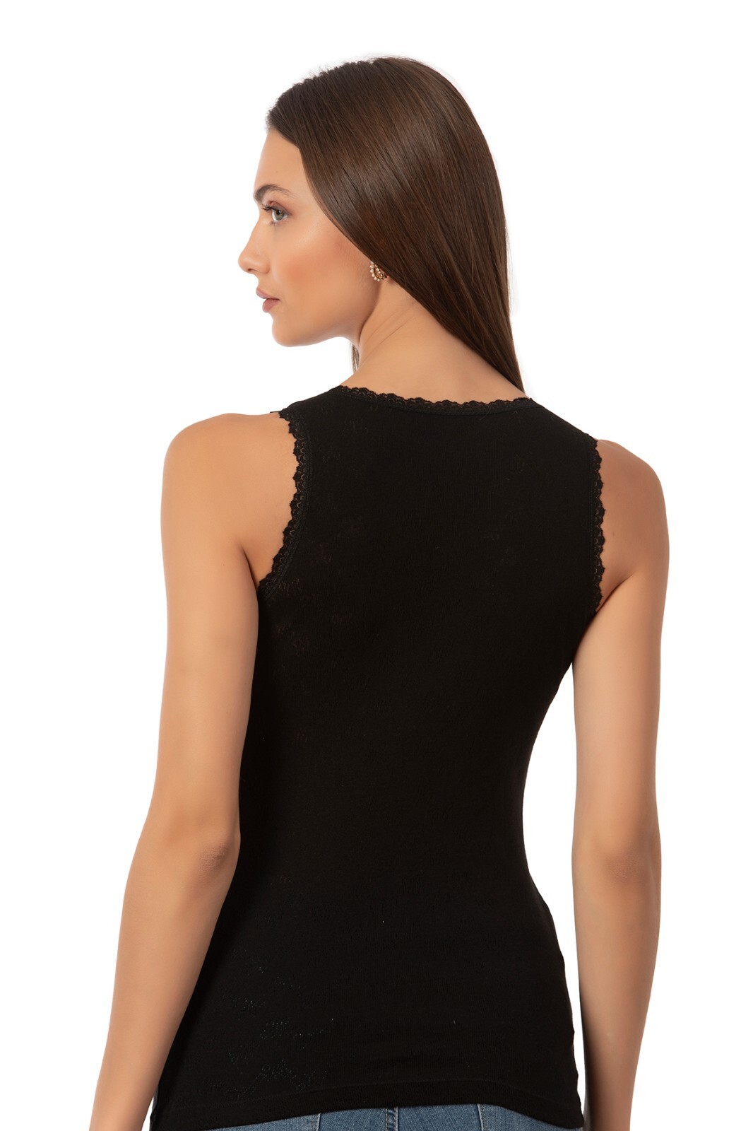 Wome’s Tank Top Camisole with Lovely Lace Trim Style Soft Sexy Sport Yoga