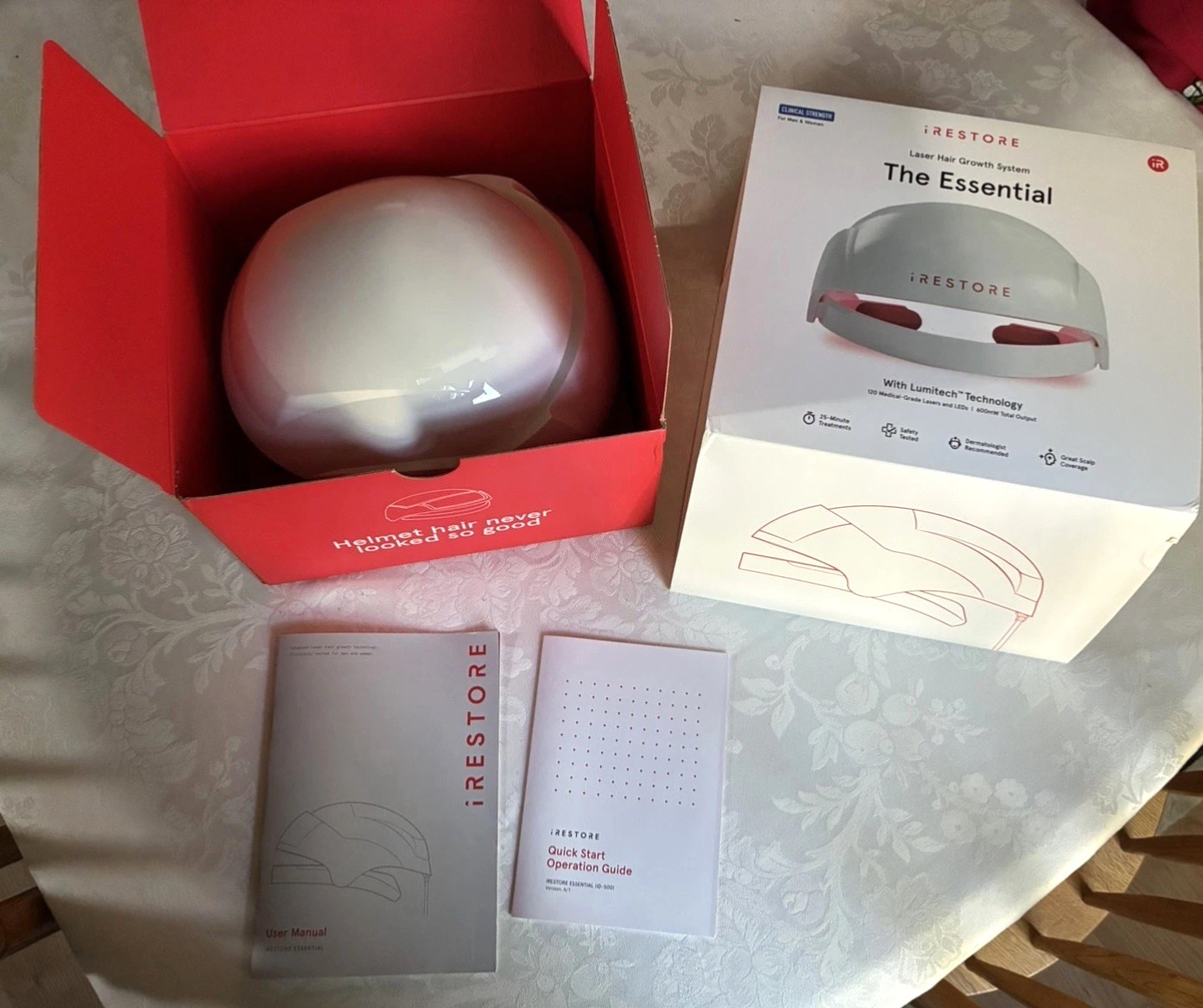 iRestore Essential Laser Hair Growth System:Helmet+Controller+Box (Parts/repair)