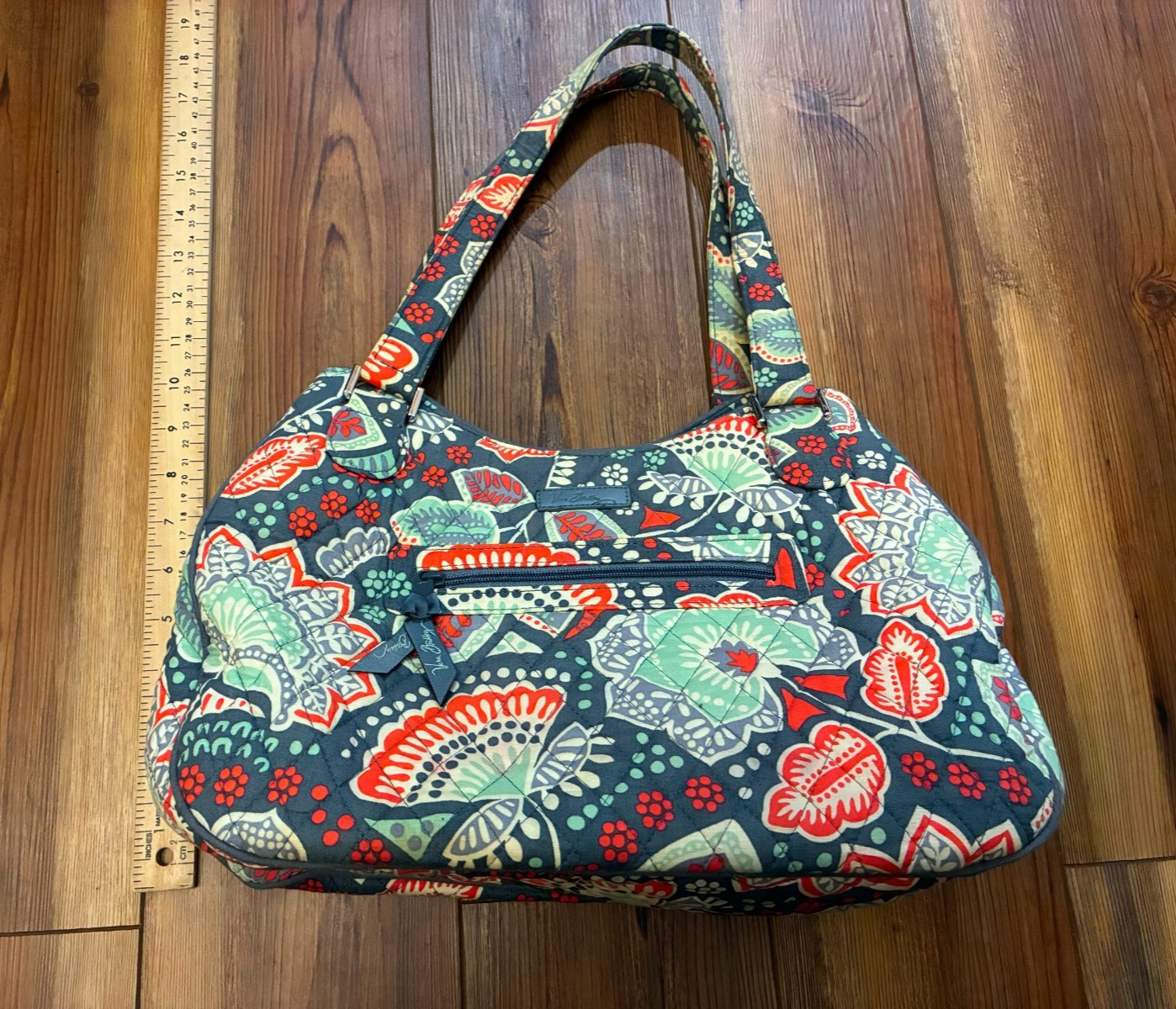 VERA BRADLEY Handbag NOMADIC Floral Quilted Shoulder Tote Handbag Zip 🔥FASTSHIP