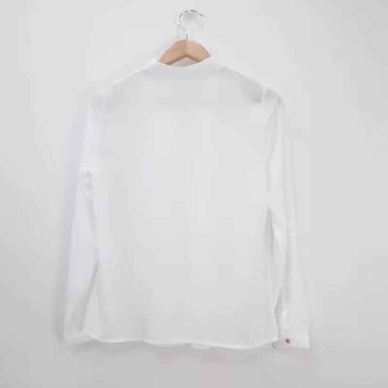 Blouses Women Chiffon Shirts Long Sleeve Hollow Sexy All-match Spring Summer Top