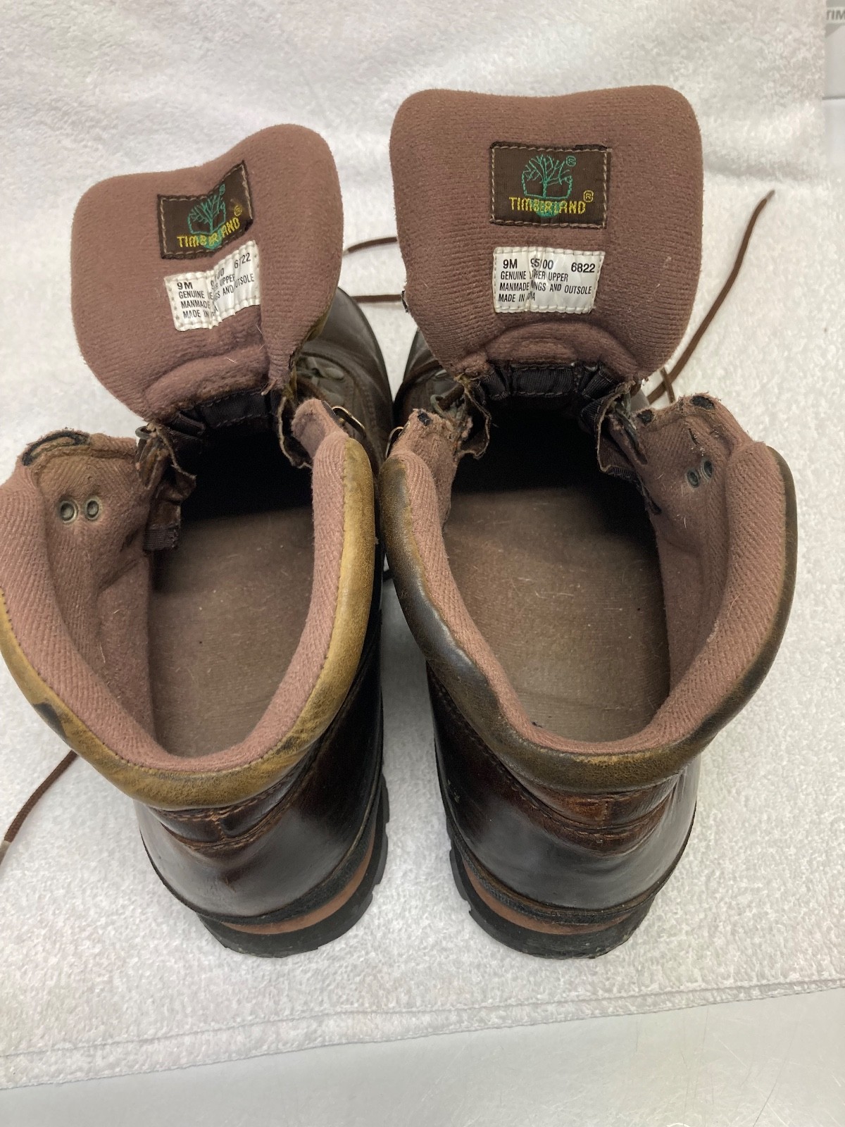 Timberland leather boots Madsen model mens 9M brown 95100
