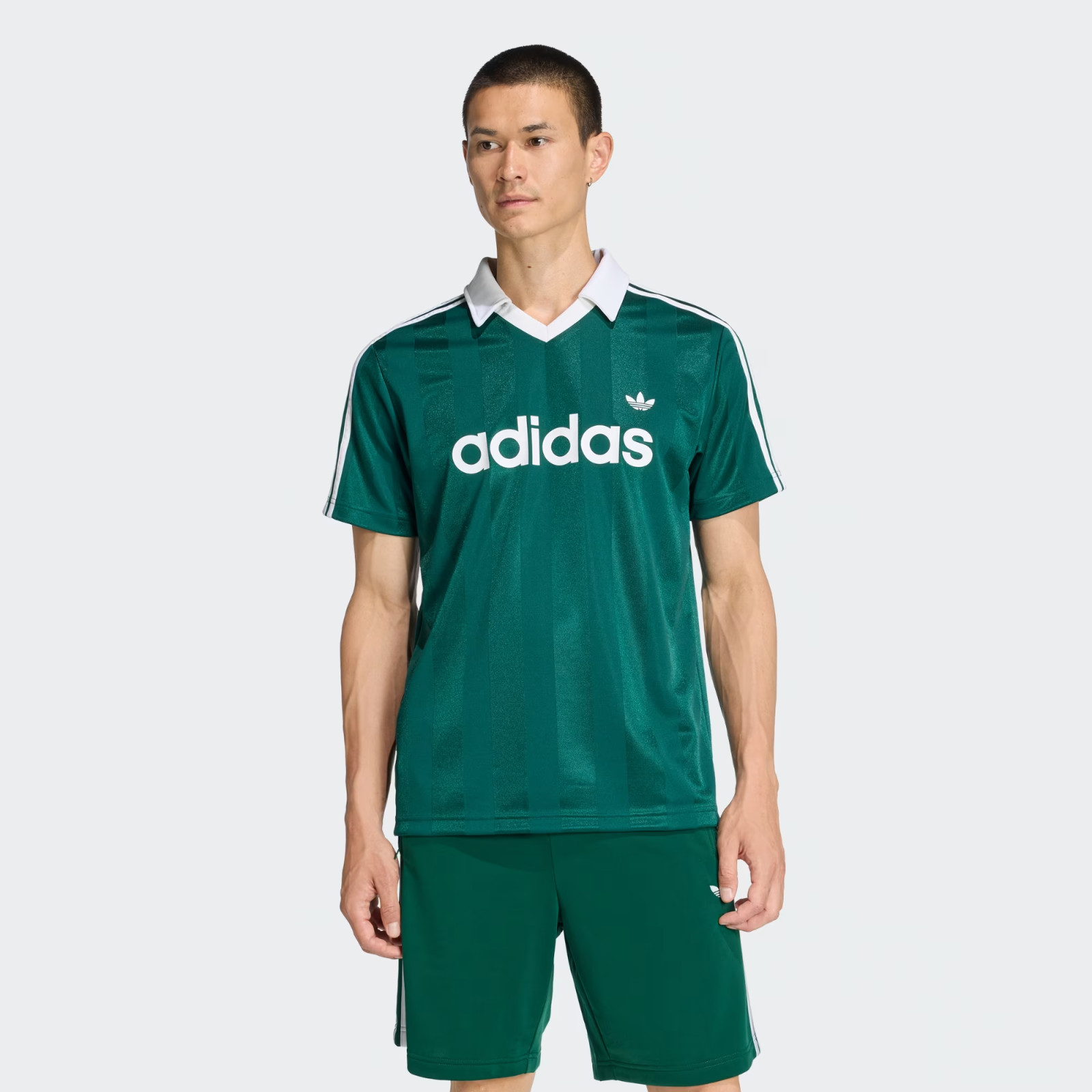 adidas Originals Men’s Archive Collar Engineered JSY Trefoil Jersey KE3582